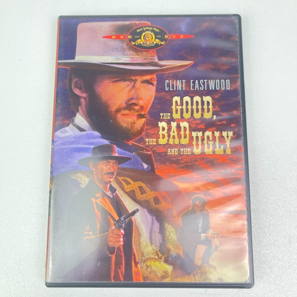 The Good The Bad & The Ugly Clint Eastwood 1966 MGM Theatrical Tall Case DVD